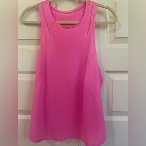 Lululemon High Neck Running & Training Tank Top Sz 10 Pow Pink